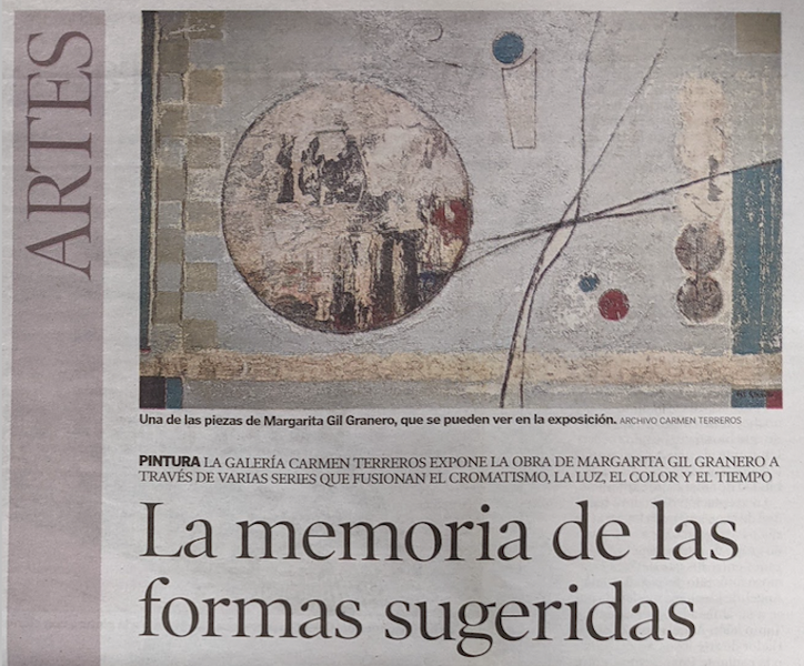 HERALDO DE ARAGÓN - Gil Granero, la memoria de las formas sugeridas