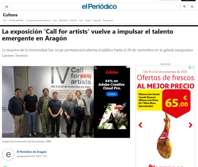 La exposición 'Call for artists' vuelve a impulsar el talento emergente en Aragón