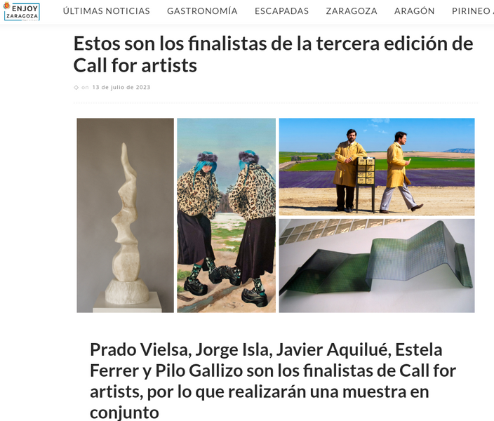 Enjoy Zaragoza - Estos son los finalistas de la tercera edición de Call for artists