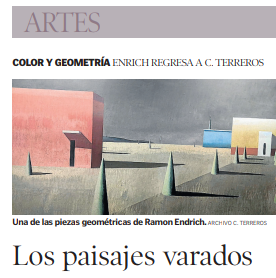 HERALDO DE ARAGÓN - Los paisajes varados, Ramón Enrich regresa a Galería Carmen Terreros