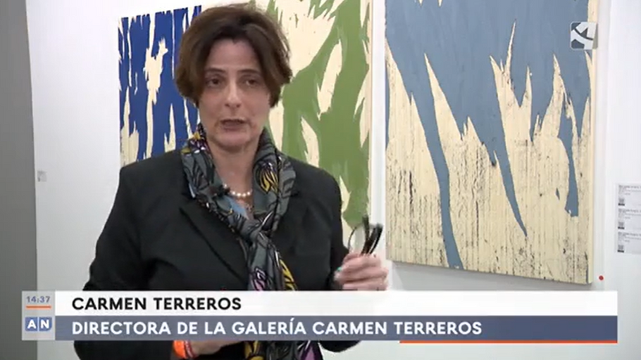 Antena Aragón -Reportaje de Antena Aragón en Art Madrid, "Carmen Terreros: 20 años de arte en Art Madrid 2025"