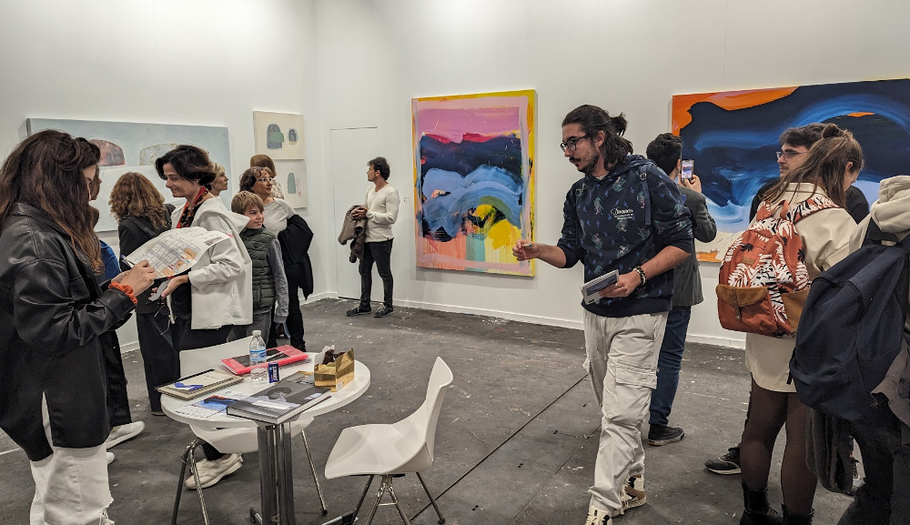 HERALDO DE ARAGÓN - Carmen Terreros expone a artistas emergentes y atractivos en Estampa
