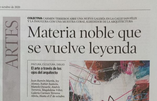 HERALDO DE ARAGÓN - Materia noble que se vuelve leyenda