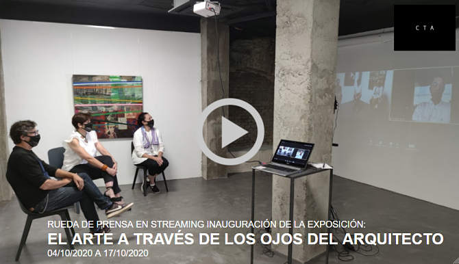 Vídeo íntegro de la rueda de prensa de la exposición "El arte a través de los ojos del arquitecto"