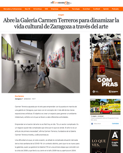 NFT de la primera noticia de la apertura de la Galería de arte Carmen Terreros